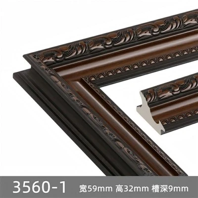Lightweight Decorative PS Frame Mouldings