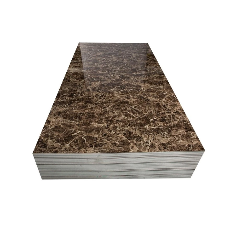 UV Finish PVC Marble Sheet high quality