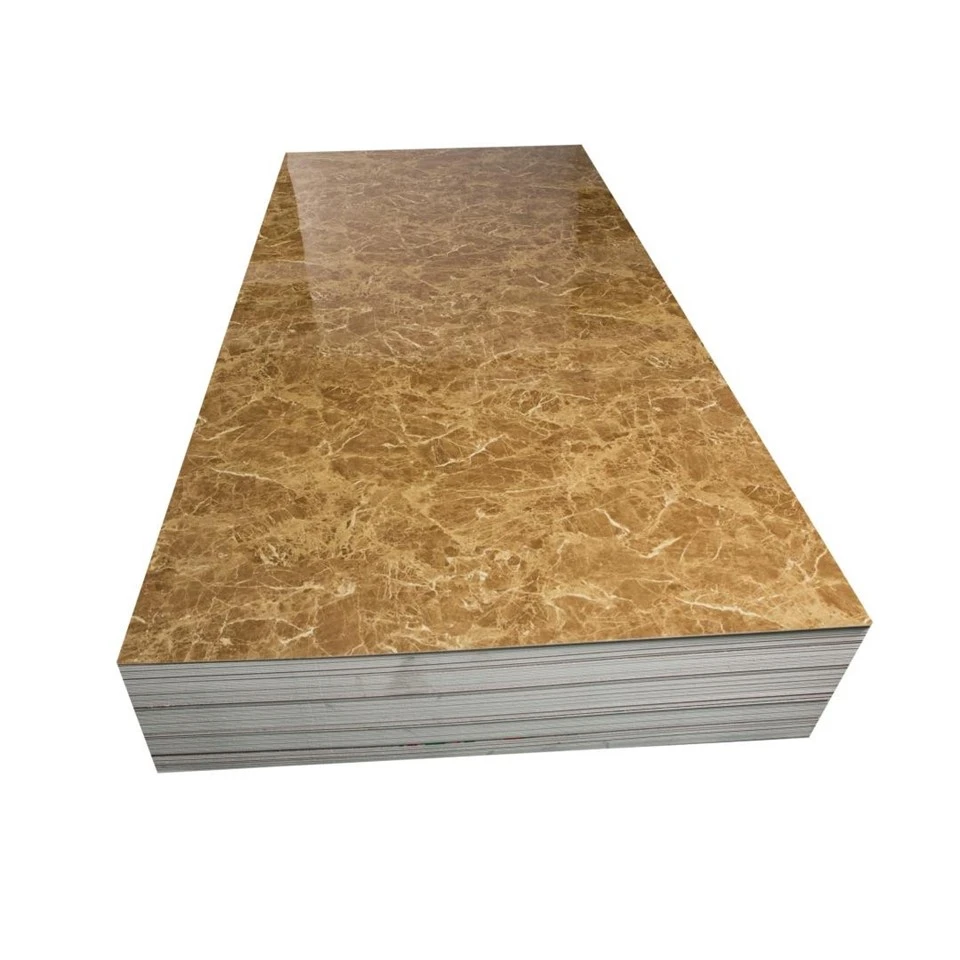 UV Finish PVC Marble Sheet factory